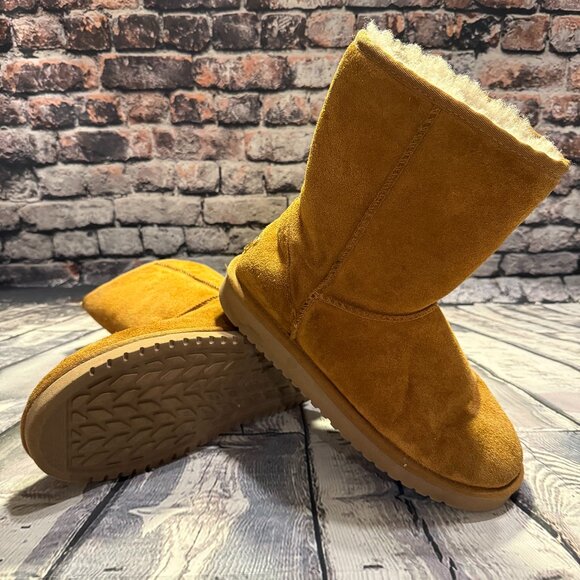 Koolaburra by UGG Women's KOOLA SHORT Fashion Boots - Chestnut, US 8 Wide - Picture 1 of 12